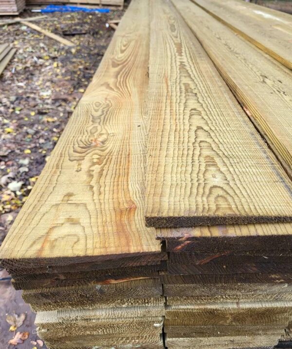 Green Treated Barn Cladding