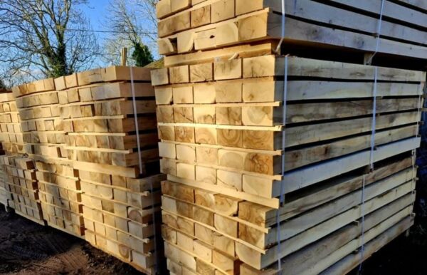 European Green Oak Sleepers