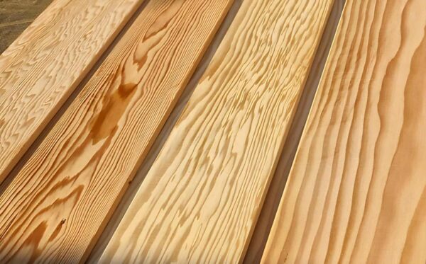 Douglas Fir shadow-groove cladding