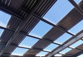 Clear Fibreglass Roof Light BOX